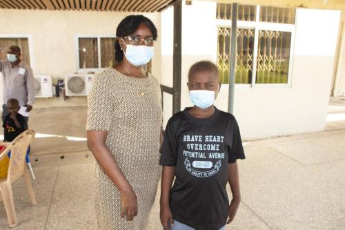 An amount of cash was donated to Gabriel Eglu at the Korle-Bu Teaching Hospital 